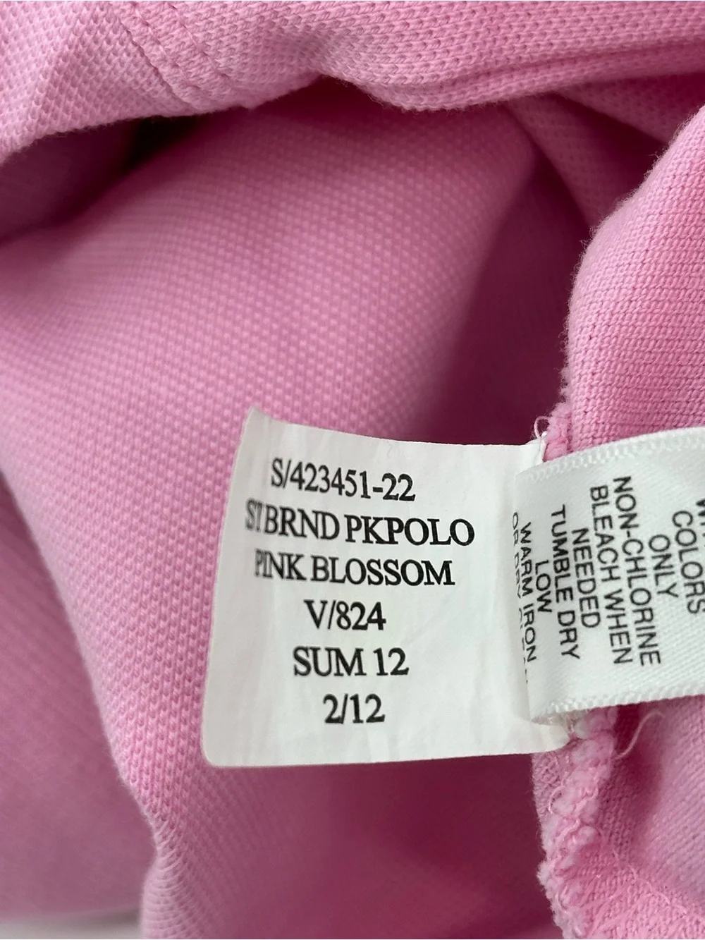Banana Republic Men's Polo Shirt - Pink Blossom
